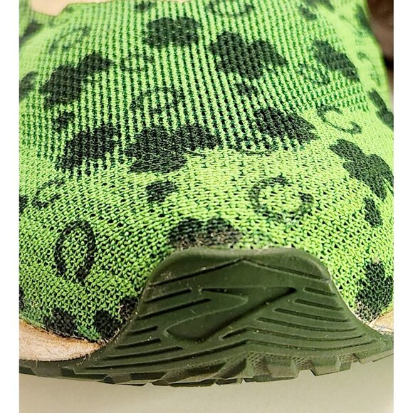 Womens 9 M Brooks Launch 6 St Patrick’s Day Green Shamrocks Running Lucky Shoes - Picture 7 of 16
